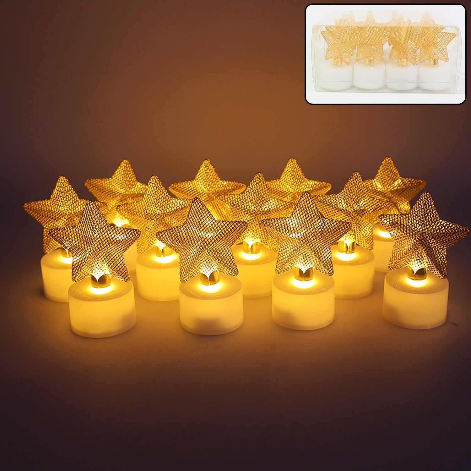 Decorative LED Star Candles Decorative LED Star Candles